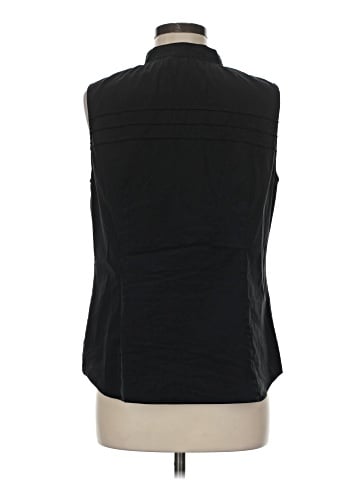 Lafayette 148 New York Sleeveless Button-Down Shirt (view 2)