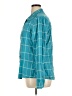 Cabela's 100% Nylon Plaid Teal Long Sleeve Button-Down Shirt Size XL - photo 5
