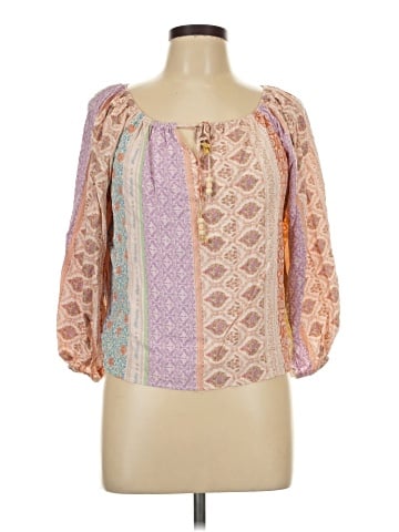 Pink Lily 3/4 Sleeve Blouse (view 1)