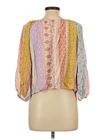 Pink Lily 3/4 Sleeve Blouse (view 2)