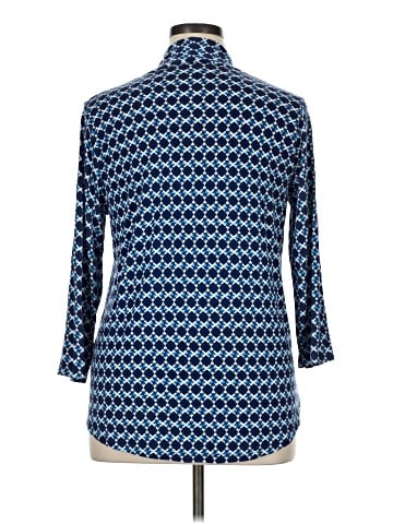 Cable & Gauge 3/4 Sleeve Blouse (view 2)