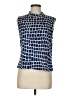 St. John Blue Sleeveless Blouse Size M - photo 1