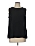 Talbots 100% Polyester Black Sleeveless Blouse Size L - photo 1