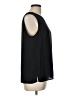 Talbots 100% Polyester Black Sleeveless Blouse Size L - photo 4