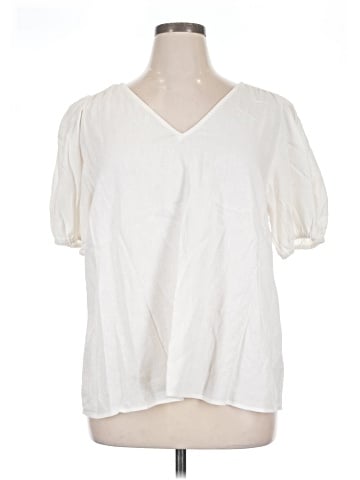 LC Lauren Conrad Short Sleeve Blouse (view 1)