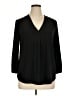 Vince Camuto Black 3/4 Sleeve Blouse Size XL - photo 1