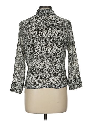 Plisse 3/4 Sleeve Blouse (view 2)
