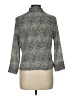Plisse 100% Polyester Animal Print Gray 3/4 Sleeve Blouse Size L - photo 2