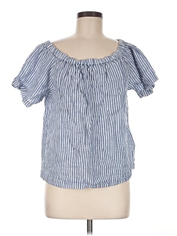 J.Crew Factory Store Short Sleeve Blouse (view 1)