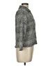 Plisse 100% Polyester Animal Print Gray 3/4 Sleeve Blouse Size L - photo 4