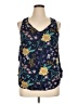 Old Navy 100% Viscose Blue Sleeveless Blouse Size XL - photo 1