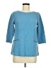 Boden 100% Cotton Blue 3/4 Sleeve Top Size 8 - photo 1