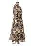 Hayden 100% Polyester Floral Tan Casual Dress Size L - photo 4