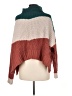 Pol 100% Acrylic Color Block Red Pullover Sweater Size M - photo 2