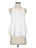 Lush 100% Polyester White Sleeveless Blouse Size S - photo 1