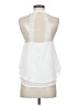 Lush 100% Polyester White Sleeveless Blouse Size S - photo 2