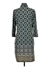 Max Studio Print Green Casual Dress Size L - photo 2