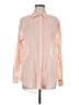 Sundry 100% Cotton Color Block Orange Long Sleeve Button-Down Shirt Size Med (2) - photo 1