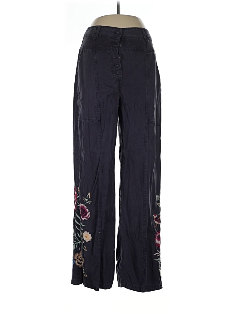 Pre-owned Johnny Was Casual Pants In Black