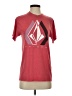 Volcom Argyle Red Short Sleeve T-Shirt Size S - photo 1