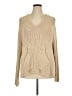 Coldwater Creek Tan Silk Pullover Sweater Size XL - photo 1