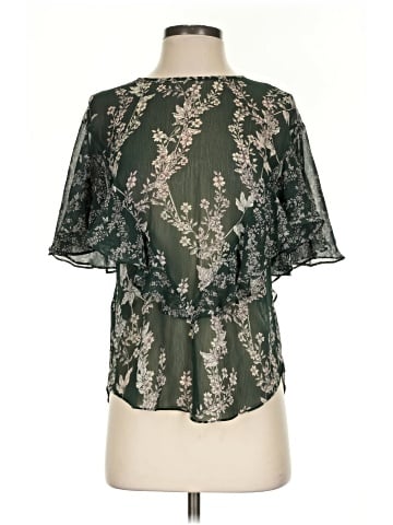 BCBGMAXAZRIA Short Sleeve Blouse (view 1)