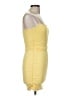 Shein Solid Yellow Cocktail Dress Size 6 - photo 4