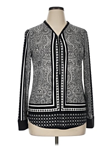 INC International Concepts Long Sleeve Blouse (view 1)