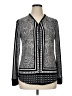 INC International Concepts Silver Long Sleeve Blouse Size XL - photo 1
