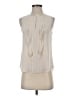 Ann Taylor 100% Polyester Ivory Sleeveless Blouse Size XS - photo 1