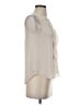 Ann Taylor 100% Polyester Ivory Sleeveless Blouse Size XS - photo 4
