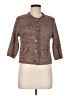 Unbranded 100% Polyester Tweed Brown Cardigan Size M - photo 1