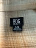 BDG Plaid Brown Long Sleeve Blouse Size L - photo 7