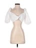 Zara White Short Sleeve Blouse Size M - photo 1