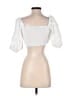 Zara White Short Sleeve Blouse Size M - photo 2