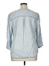 Chico's Blue 3/4 Sleeve Button-Down Shirt Size XL (3) - photo 2