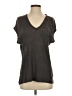 IRO 100% Linen Gray Short Sleeve Top Size Sm (1) - photo 1