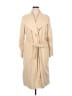 Halogen 100% Polyurethane Ivory Trenchcoat Size XL - photo 1