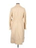 Halogen 100% Polyurethane Ivory Trenchcoat Size XL - photo 2