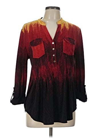 New Directions 3/4 Sleeve Blouse (view 1)