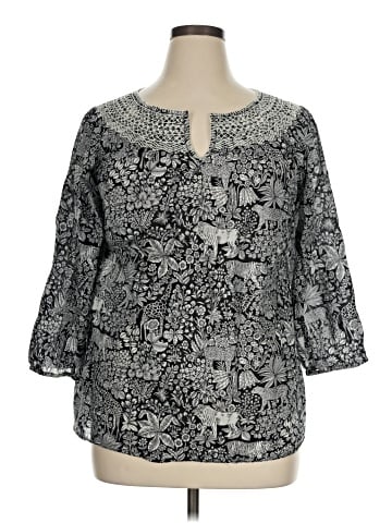 Talbots 3/4 Sleeve Blouse (view 1)