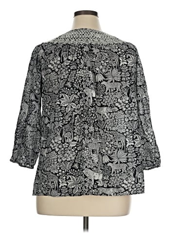 Talbots 3/4 Sleeve Blouse (view 2)