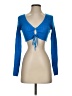 Zara Blue Long Sleeve Top Size S - photo 1