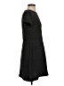 Ann Taylor LOFT Chevron-herringbone Black Casual Dress Size 4 - photo 4