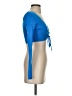 Zara Blue Long Sleeve Top Size S - photo 4