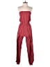 Drew Stripes Red Jumpsuit Size XS - photo 1