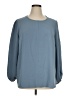T Tahari 100% Polyester Blue Long Sleeve Blouse Size 1X - photo 1
