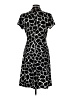 Merona Animal Print Black Casual Dress Size M - photo 2