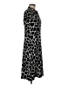 Merona Animal Print Black Casual Dress Size M - photo 4