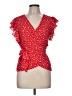 Max Studio 100% Polyester Red Sleeveless Blouse Size M - photo 1